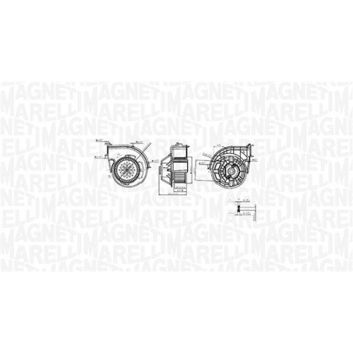 MAGNETI MARELLI Innenraumgebl&auml;se 069412761010