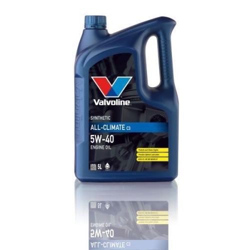 Motor&ouml;l Motoren&ouml;l VALVOLINE ALL CLIMATE 5W40 C3 5 Liter Kanister ACDC35W40