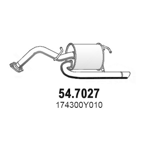 ASSO Endschalldämpfer 54.7027