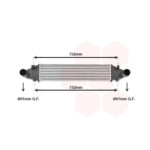 VAN WEZEL Ladeluftk&uuml;hler 30004596