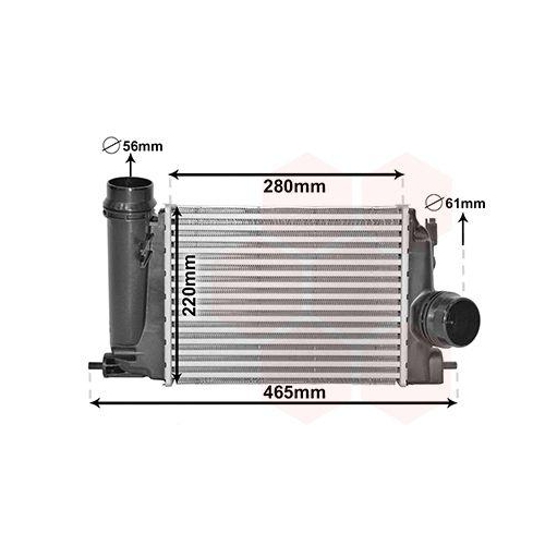 VAN WEZEL Ladeluftk&uuml;hler 13014703