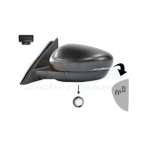 VAN WEZEL Au&szlig;enspiegel * HAGUS * 1908817