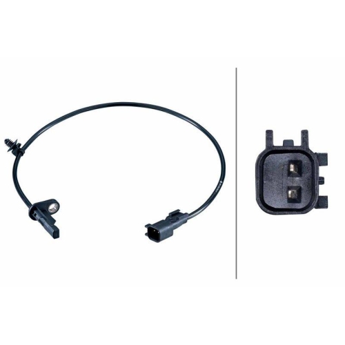 HELLA Sensor, Raddrehzahl 6PU 358 252-471