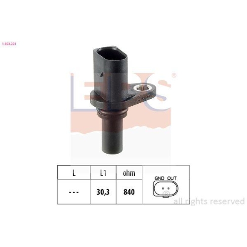 EPS Drehzahlsensor, Automatikgetriebe Made in Italy - OE Equivalent 1.953.221