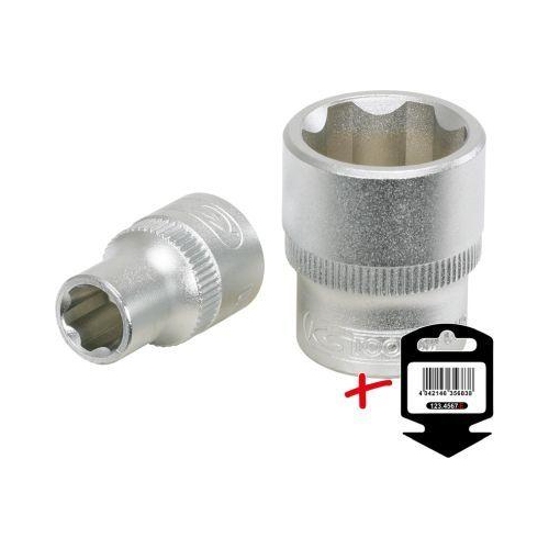 3/8 Zoll Stecknuss, 13mm auf H&auml;nger KS TOOLS 911.3813-E