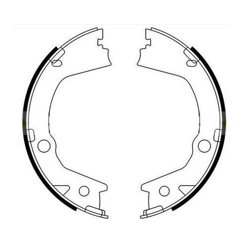 HELLA Bremsbackensatz, Feststellbremse 8DA 355 051-281