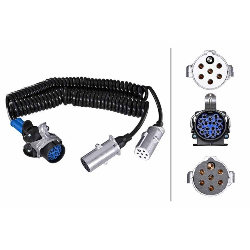 HELLA Adapterkabel, Anh&auml;ngersteckdose 8JA 005 952-041