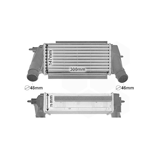 VAN WEZEL Ladeluftk&uuml;hler 18014702