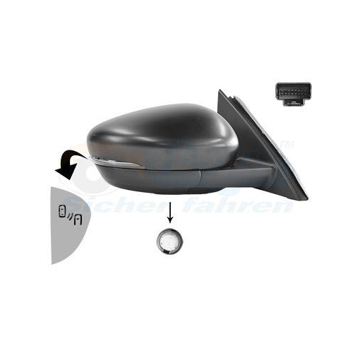 VAN WEZEL Au&szlig;enspiegel * HAGUS * 1908818