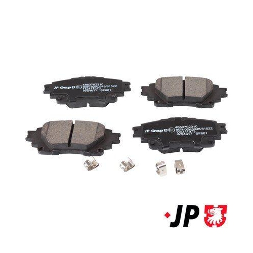 JP GROUP Bremsbelagsatz, Scheibenbremse JP 4863702310