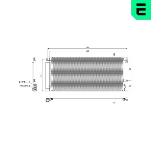 ERA Kondensator, Klimaanlage 667384