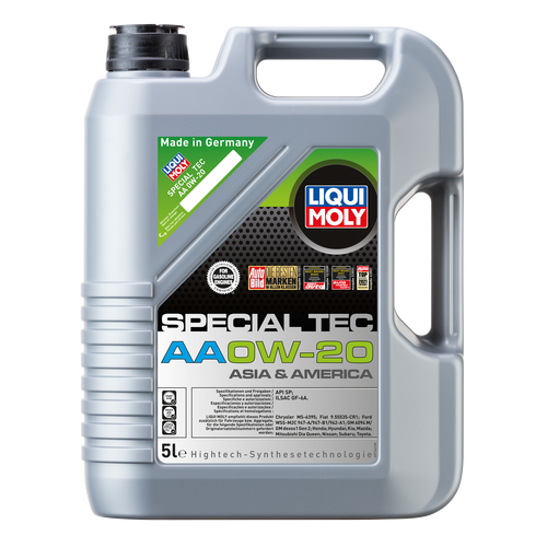 LIQUI MOLY Special Tec AA 0W-20 Motor-&Ouml;l, Motoren&ouml;l Leichtlauf 9734 - 5 Liter