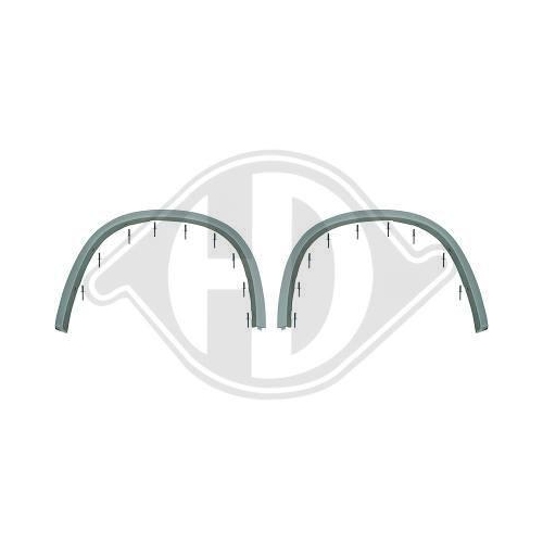 DIEDERICHS Zier-/Schutzleistensatz HD Tuning 1265466