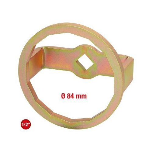 1/2 Zoll &Ouml;lfilterschl&uuml;ssel Durchmesser 84 mm / 14 Fl&auml;chen KS TOOLS 150.9543