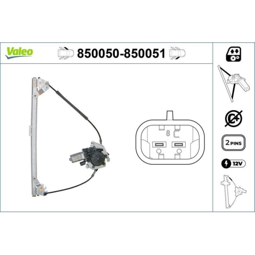 VALEO Fensterheber 850050
