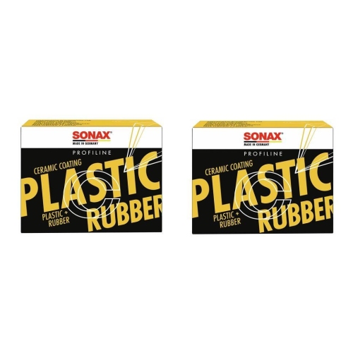 2x SONAX Profiline Ceramic Coating Plastic+Rubber Gummi Kunststoff Versiegelung