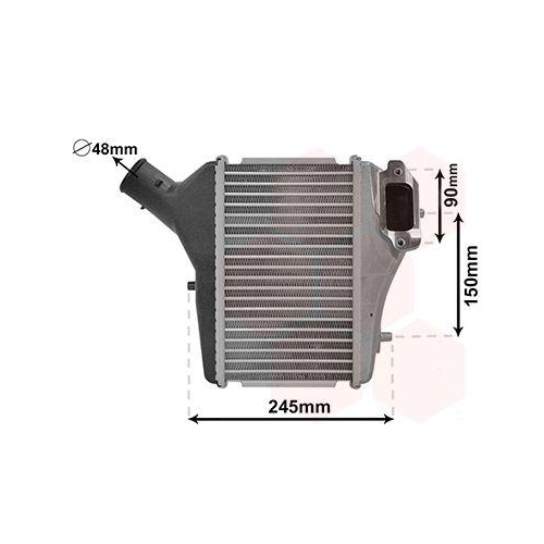 VAN WEZEL Ladeluftk&uuml;hler 25004286
