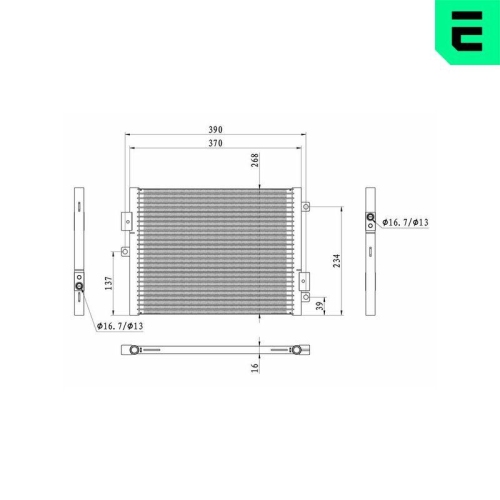 ERA Kondensator, Klimaanlage 667388
