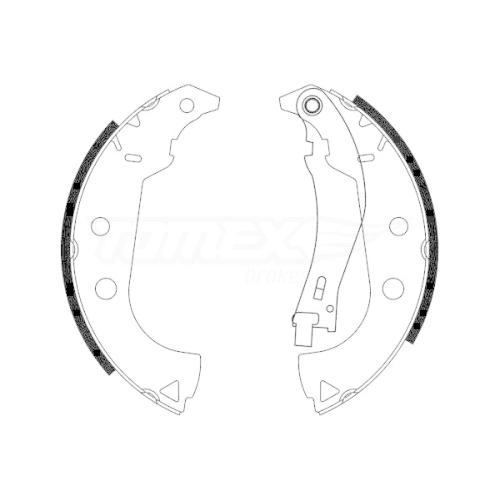 TOMEX Brakes Bremsbackensatz TX 23-15