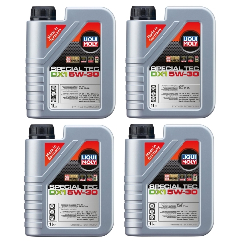 Liqui Moly Special Tec DX1 5W-30 4-Liter Kanister Motoröl, Art-Nr. 3765