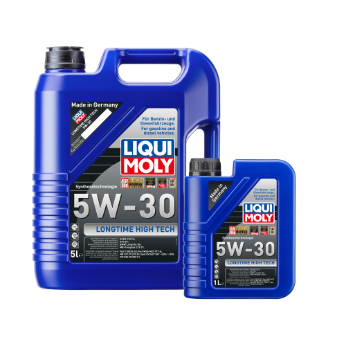 Liqui Moly Motor&ouml;l Longtime High Tech, 5W-30, 6 Liter, Art-Nr. 1136 + 1137