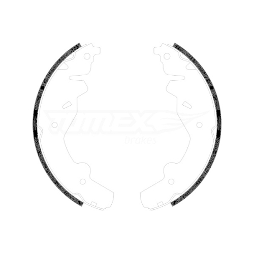 TOMEX Brakes Bremsbackensatz TX 23-19