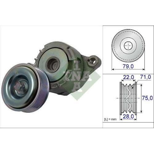 Schaeffler INA Riemenspanner, Keilrippenriemen 534 0508 10