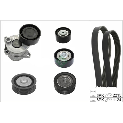 Schaeffler INA Keilrippenriemensatz 529 0589 10