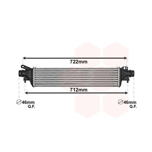 VAN WEZEL Ladeluftk&uuml;hler 37004661