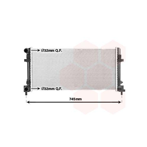 VAN WEZEL K&uuml;hler, Motork&uuml;hlung 03012701