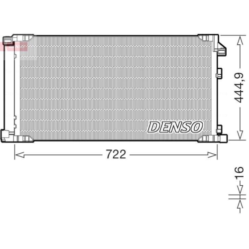 DENSO Kondensator, Klimaanlage DCN51019