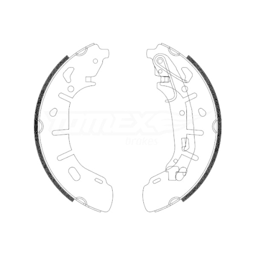 TOMEX Brakes Bremsbackensatz TX 23-21