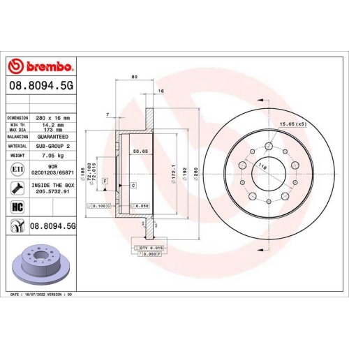 BREMBO Bremsensatz, Scheibenbremse BEYOND LINE - Greenance KT 10 005