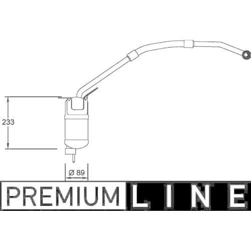 MAHLE Trockner, Klimaanlage BEHR *** PREMIUM LINE *** AD 273 000P