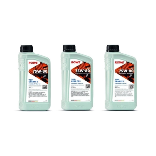 Getriebeöl ROWE 25066-5 HT Topgear FE SAE 75W80 S 3 Liter 25066-0050-99