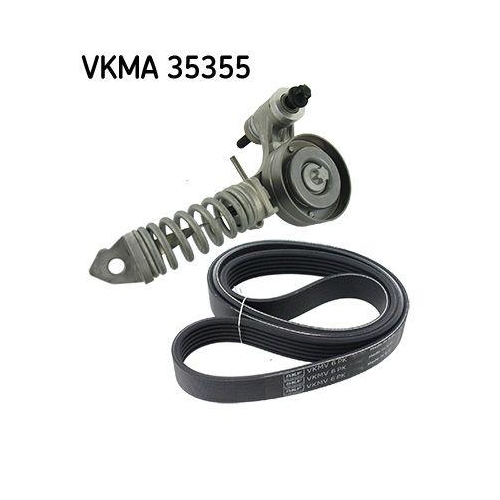 SKF Keilrippenriemensatz VKMA 35355