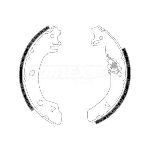 TOMEX Brakes Bremsbackensatz TX 23-22
