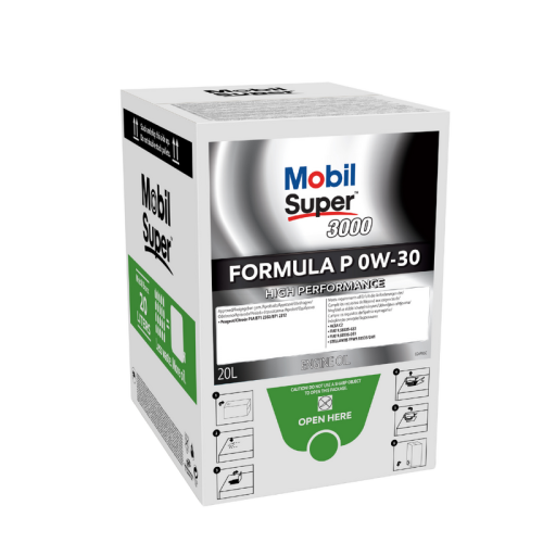 Motor&ouml;l Motoren&ouml;l MOBIL Super 3000 Formula P 0W-30 BAG in BOX 20 Liter 154535