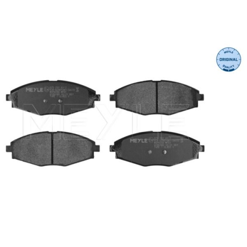 MEYLE Bremsbelagsatz, Scheibenbremse MEYLE-ORIGINAL: True to OE. 025 232 4117
