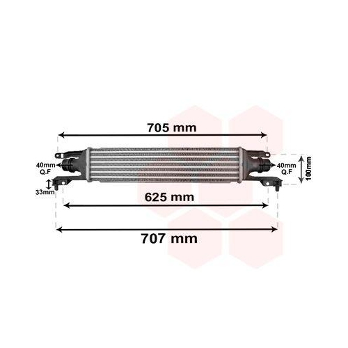 VAN WEZEL Ladeluftk&uuml;hler 37004421