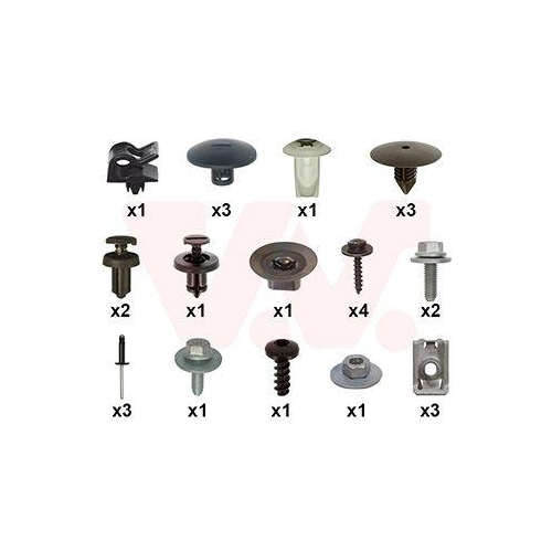 VAN WEZEL Montagesatz, Kotfl&uuml;gel 1506796