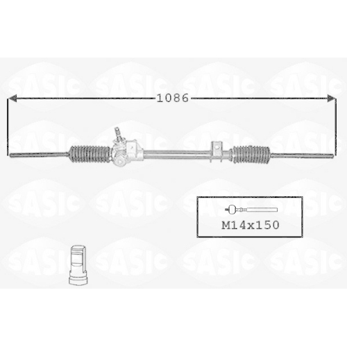 SASIC Lenkgetriebe 4006009
