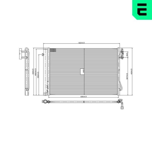 ERA Kondensator, Klimaanlage 667397
