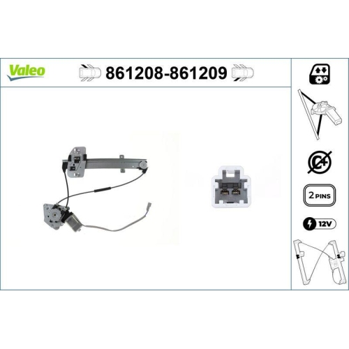 VALEO Fensterheber 861209