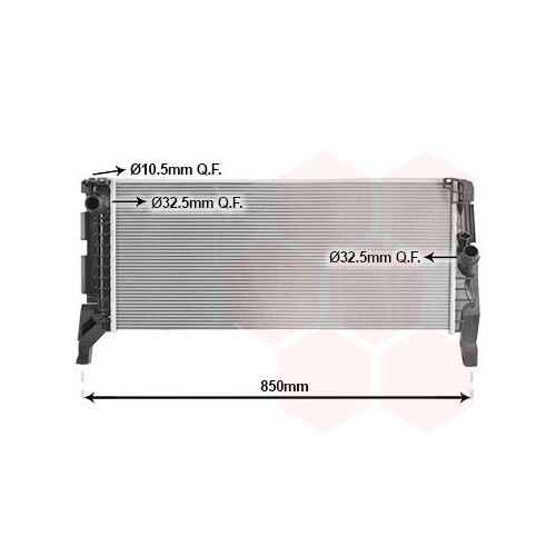 VAN WEZEL K&uuml;hler, Motork&uuml;hlung 06012745