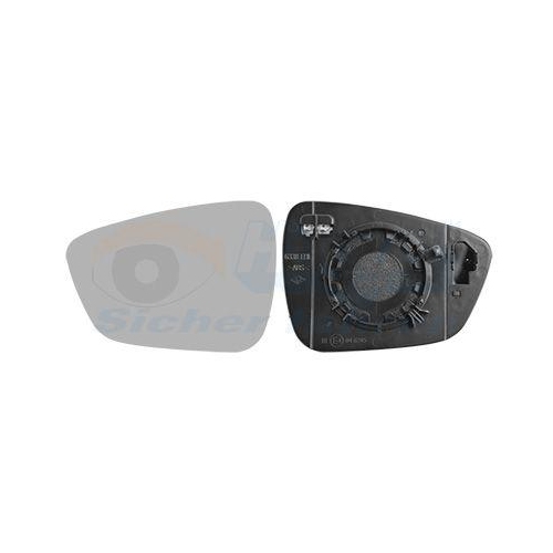 VAN WEZEL Spiegelglas, Au&szlig;enspiegel * HAGUS * 1908837