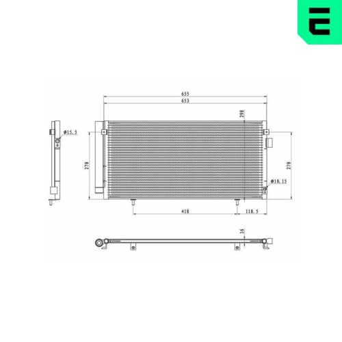 ERA Kondensator, Klimaanlage 667400