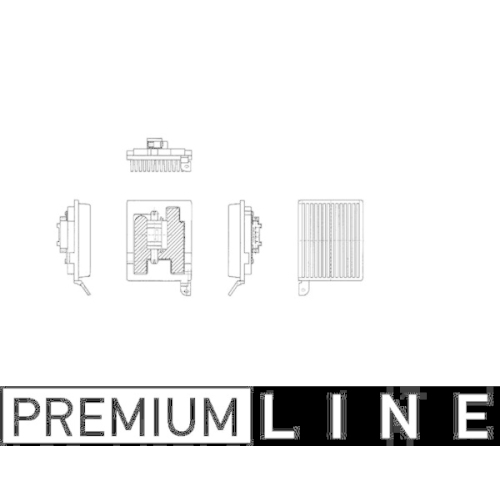 MAHLE Regler, Innenraumgebläse BEHR *** PREMIUM LINE *** ABR 32 000P