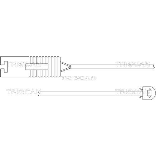 TRISCAN Warnkontakt, Bremsbelagverschleiß