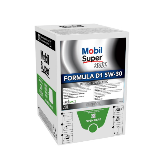 Motor&ouml;l 155505 MOBIL Super 3000 5W-30 DEXOS Formula D1 - 20 Liter BAG IN BOX